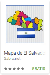 Android APP Juego del Mapa de El Salvador de arrastrar y soltar