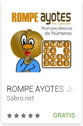 APP Android Juego Rompe Ayotes de Guatemala rompecabezas de numeros