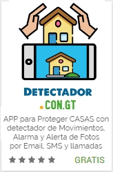APP para proteger Casas y Negocios, con Alarma detectador de Movimientos y Alerta de Fotos por Email, SMS y llamadas.