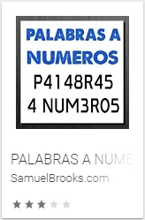 Android APP Convertir Palabras a Numeros como C13R70 D14 D3 VER4N0 3574B4 3N L4 PL4Y4