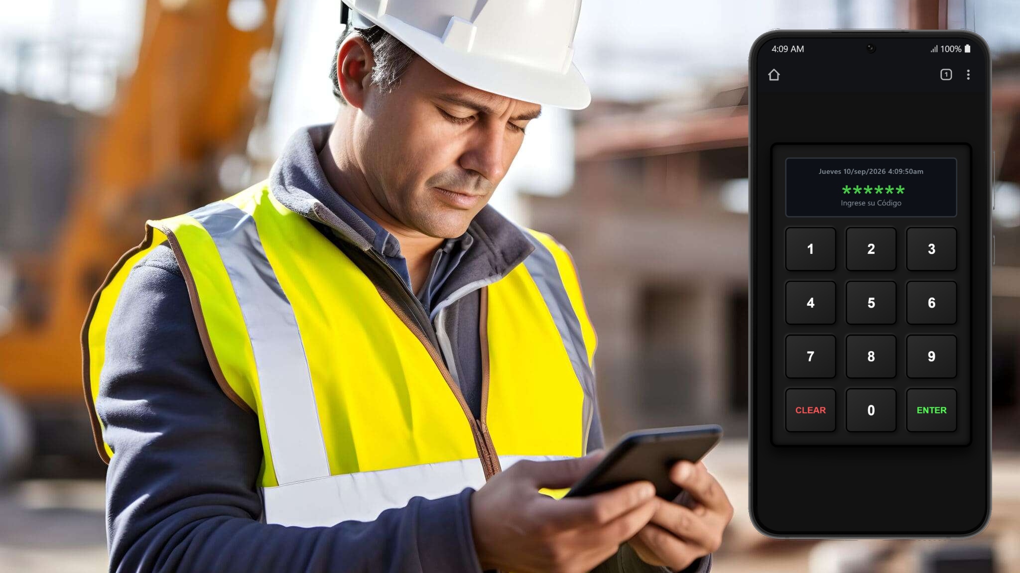 Control de Asistencia para Personal de Campo con Celular