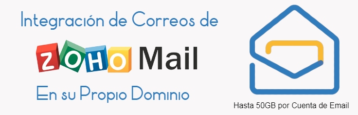 Servicio de Configuracion de Emails de ZOHO en su propio dominio