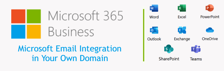 MICROSOFT 365 BUSINESS Email integration service on your own Domain