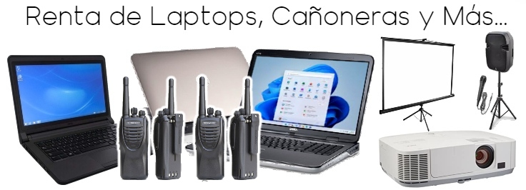 renta de laptops en guatemala, alquiler de ca�oneras, proyectores, bocinas y pantallas en Guatemala
